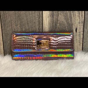 NWT Tahari Rose Prism Snakeskin Cadillac Wallet